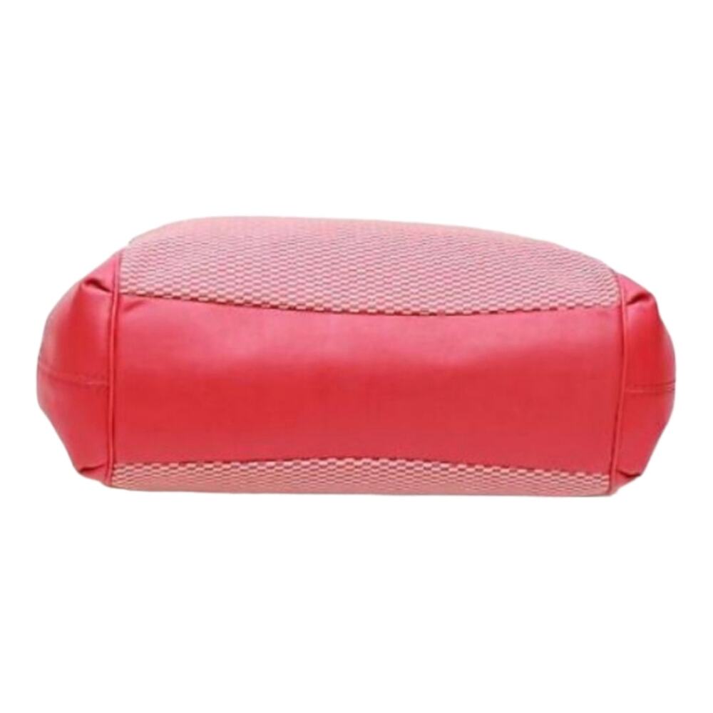 Coach F57540‎ Legacy Jacquard Lexy Shoulder Bag Milk Bright Pink - Picture 14 of 16